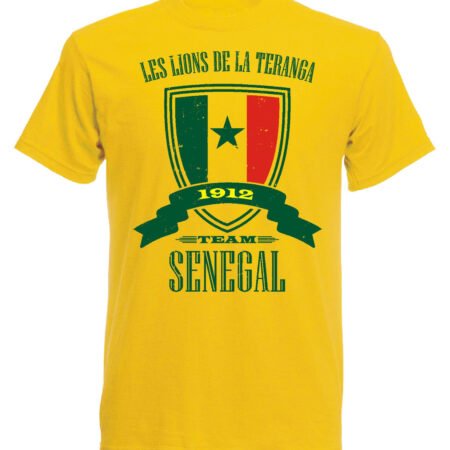 T-Shirt Senegal Lions de la Teranga Homme