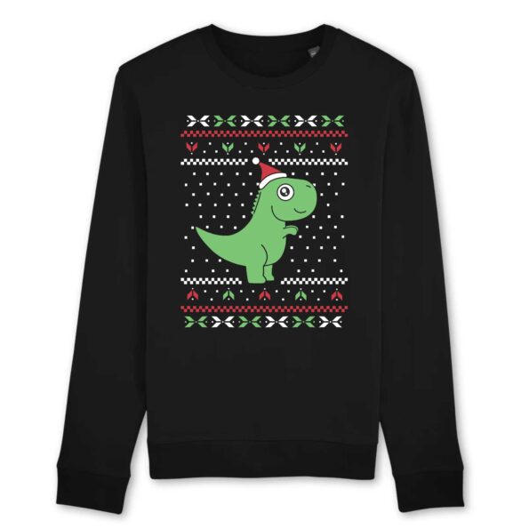 Pull moche Noël Dinosaure