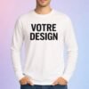 T-shirt manches longues personnalisé pour homme 1 t shirt personnalisé manches longues homme