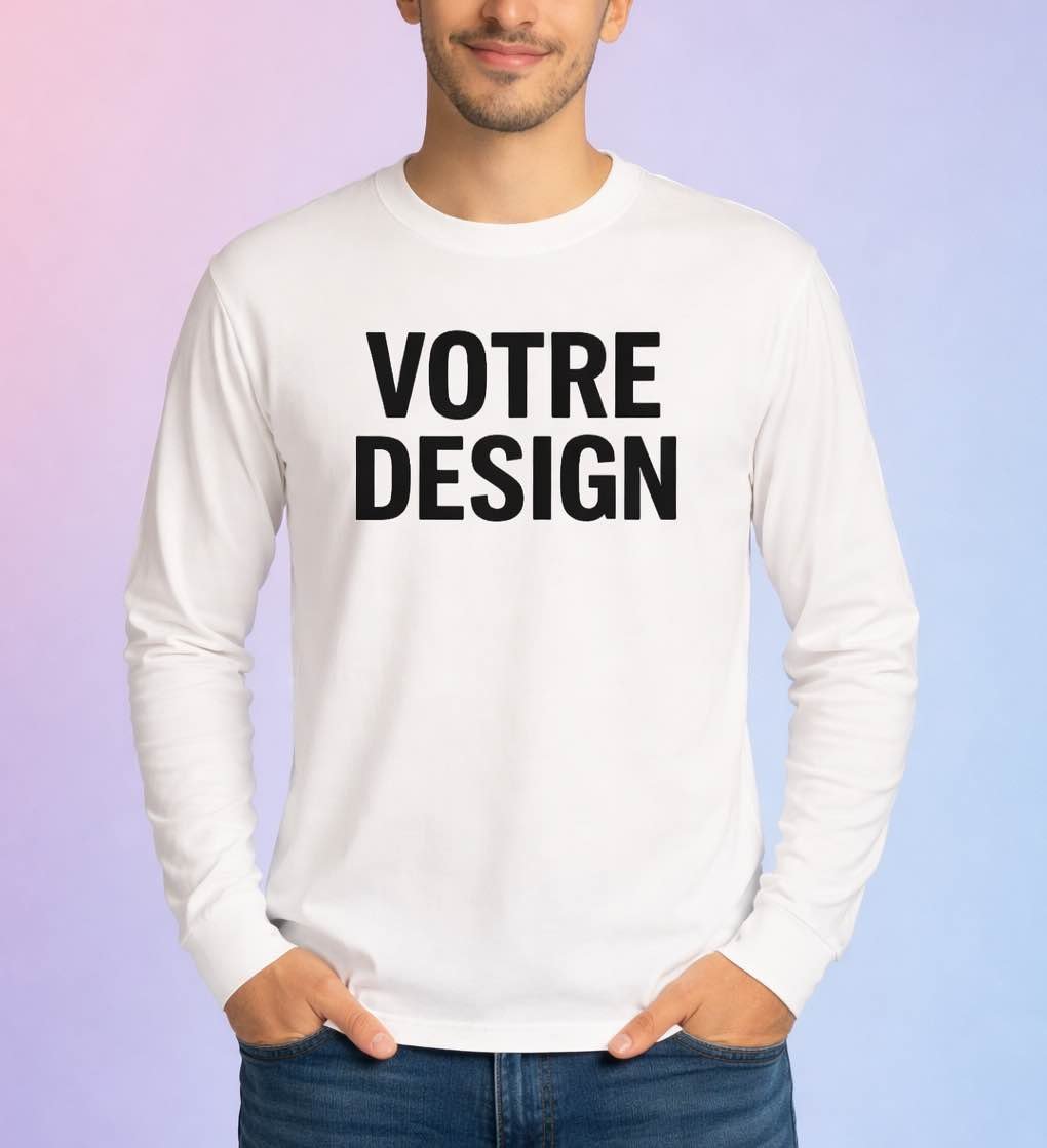t shirt personnalisé manches longues homme t shirt personnalisé manches longues homme