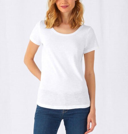 T-shirt Femme Coton BIO – B&C 🇫🇷 🌱