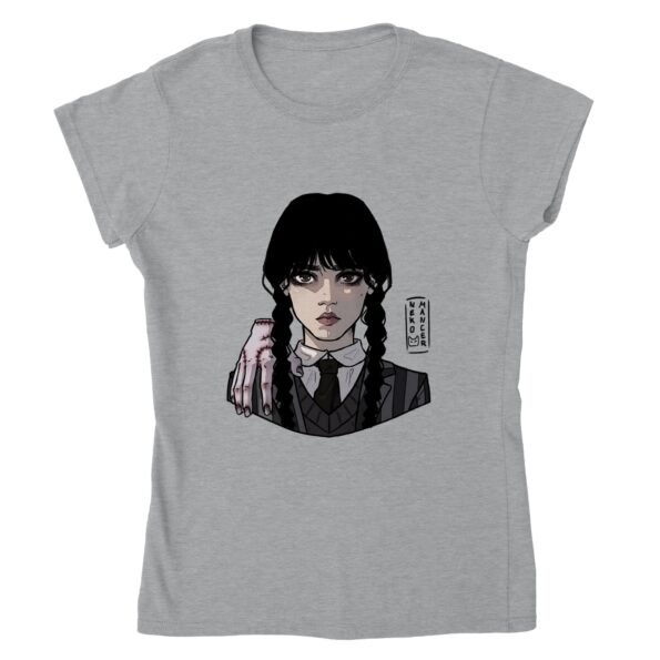 T-shirt Mercredi Addams femme