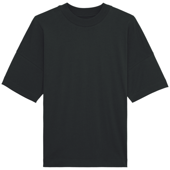 T-Shirt Oversize Not ready for love – Imprimé dos – Black – Face