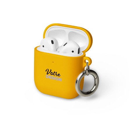 Privé : Coque AirPods personnalisée Jaune