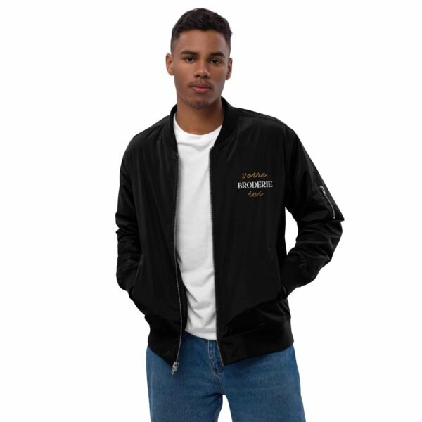 Veste bomber personnalisée brodée