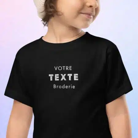 t shirt brode enfant personnalisé