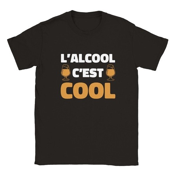 T-shirt L'alcool c'est cool