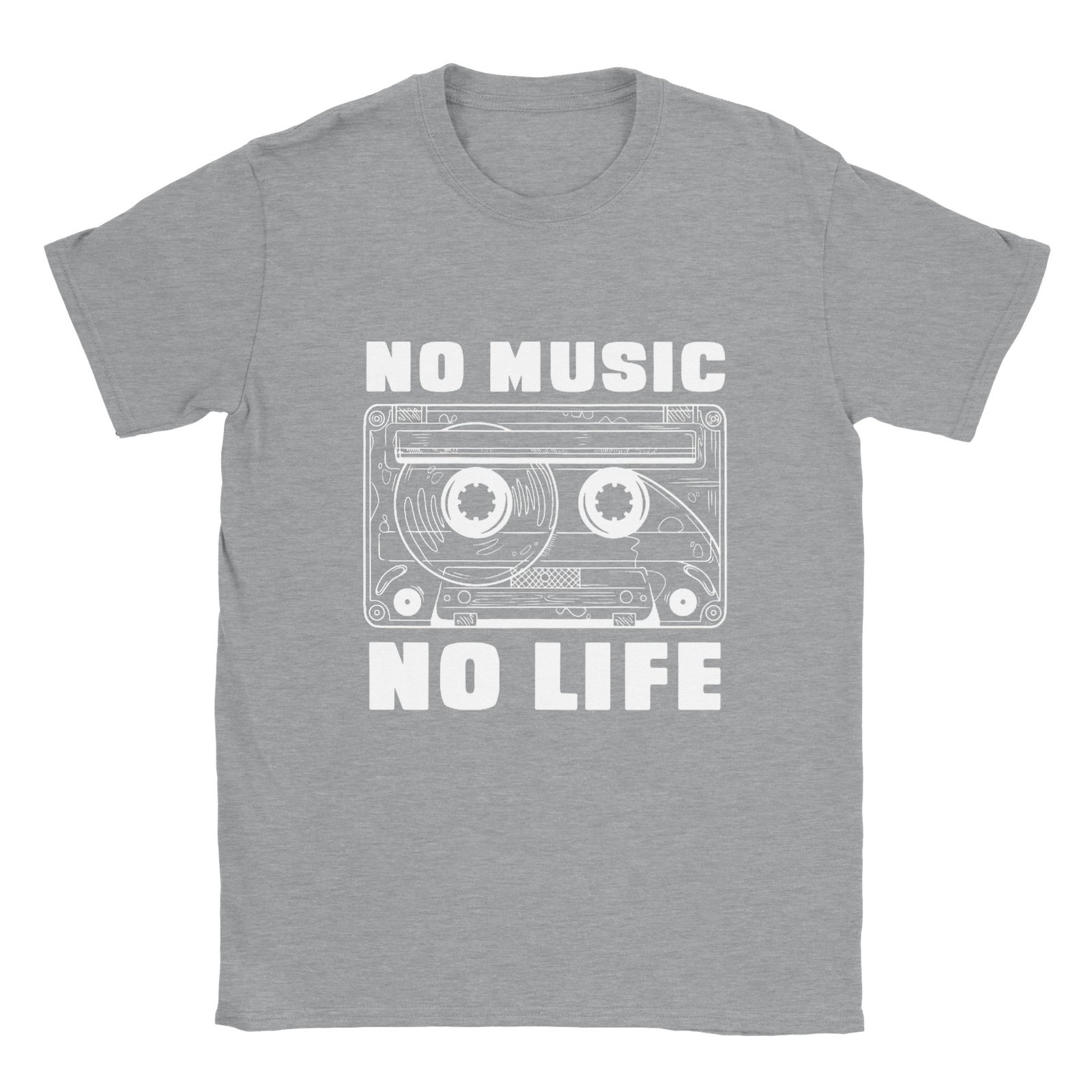 T-shirt No music No life