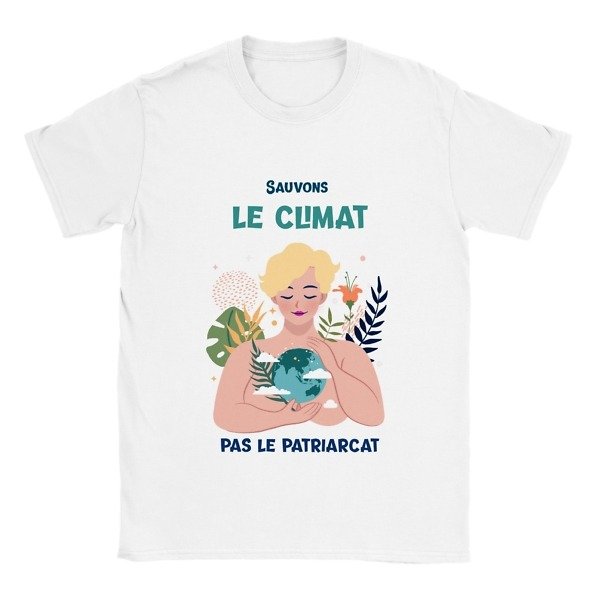 T-shirt Sauvons le climat pas le patriarcat