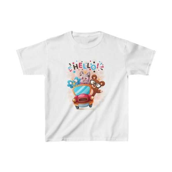 T-shirt enfant Animaux mignons en voiture