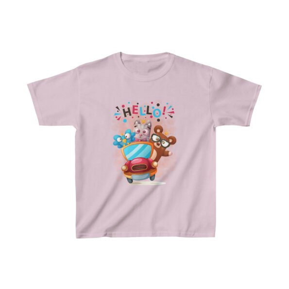T-shirt enfant Animaux mignons en voiture