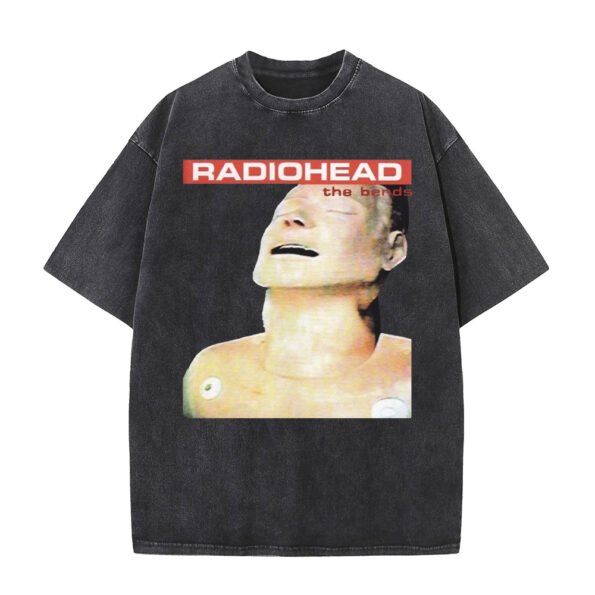 T-shirt Radiohead délavé
