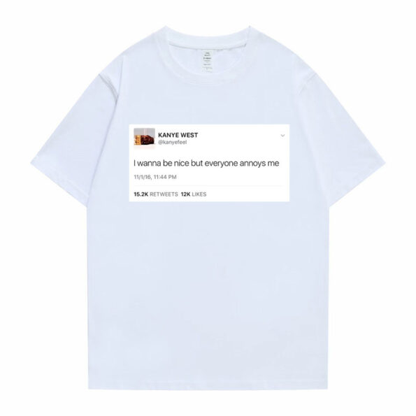 T-shirt Twitter Kanye West