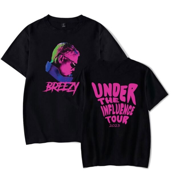 T-shirt Breezy Chris Brown Under The Influence Tour