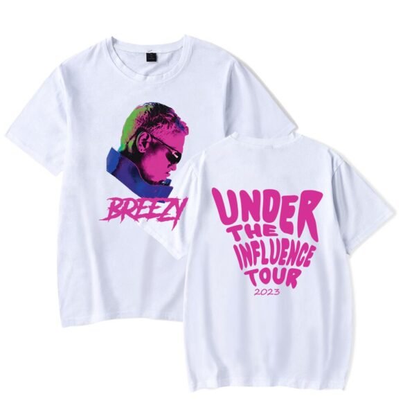 T-shirt Breezy Chris Brown Under The Influence Tour