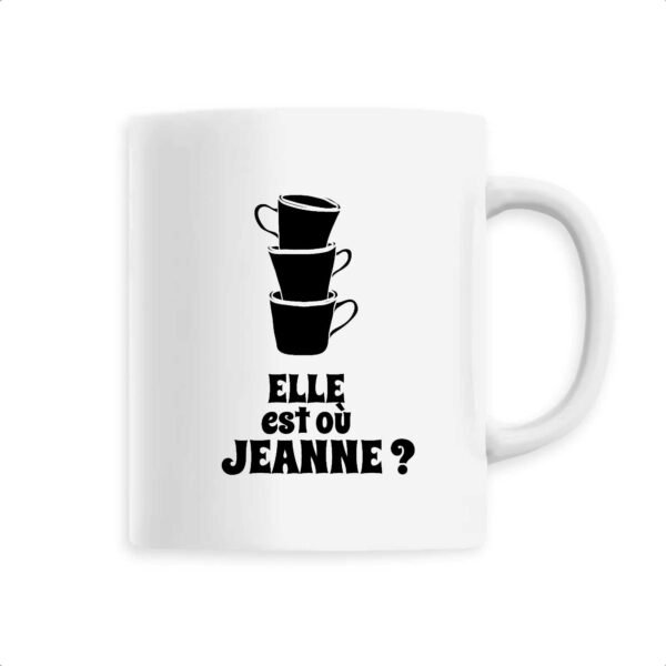 Mug Elle est où Jeanne Palmashow