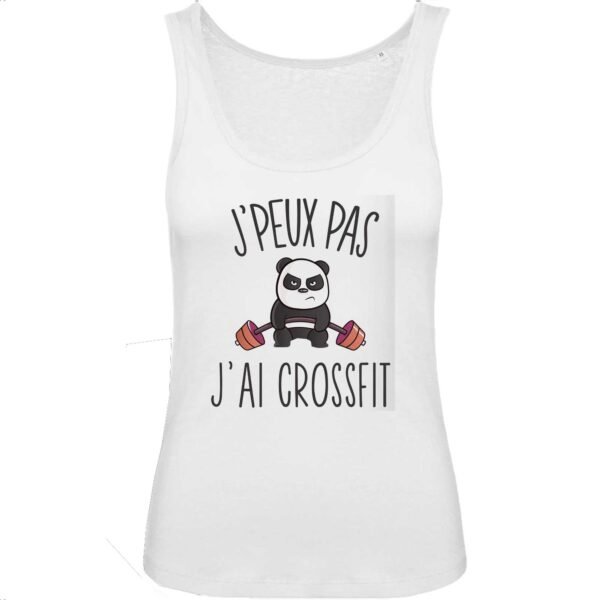 Débardeur femme J'peux pas j'ai crossfit