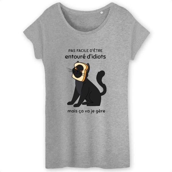T-shirt femme Humour Chat