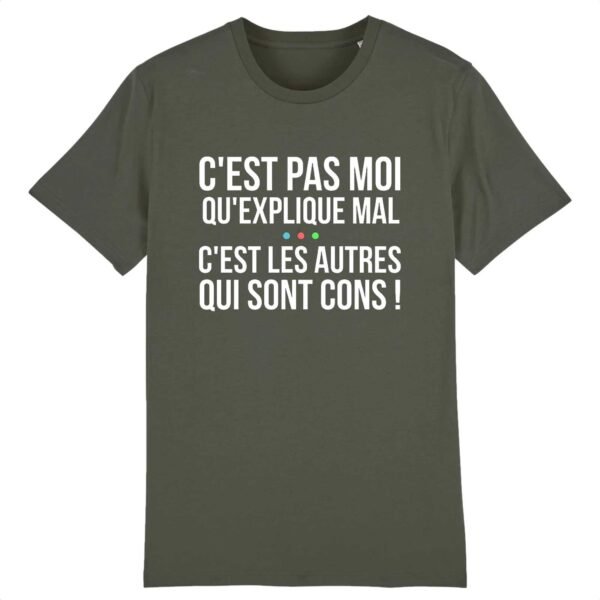 T-shirt Kaamelott Perceval C'est pas moi qui explique mal