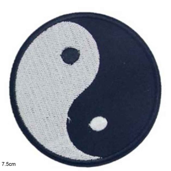 Patch brodé Yin Yang