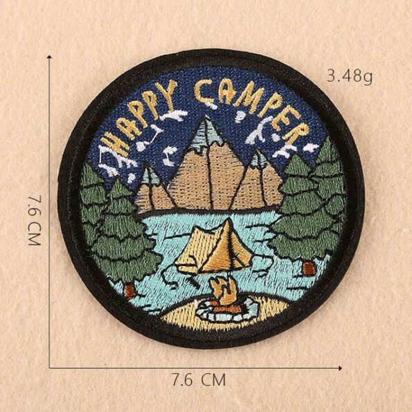 Patch brodé Happy Camping