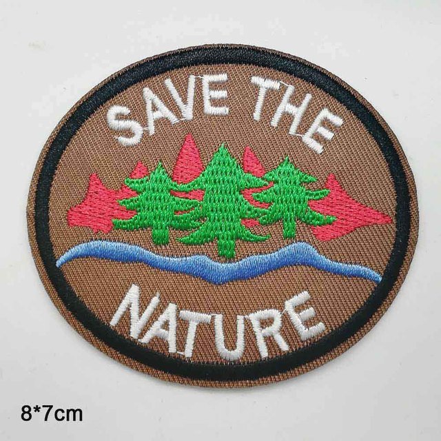 Patch brodé Save the Nature