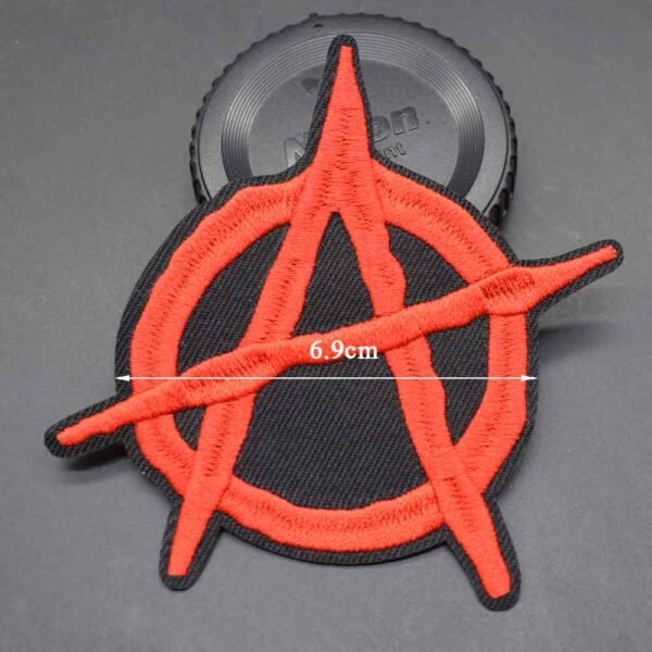 Patch brodé Anarchie Symbole