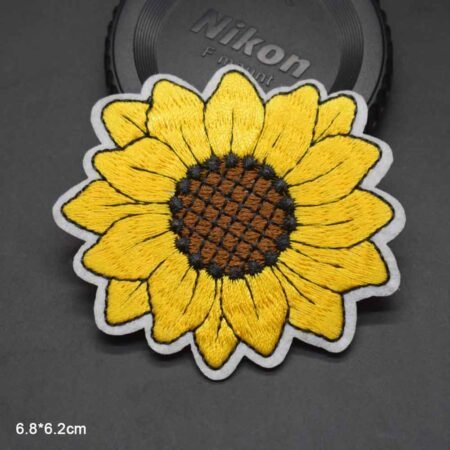 Patch brodé Fleur tournesol