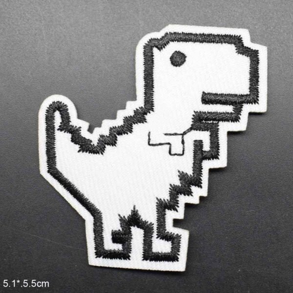 Patch brodé Geek Robot dinosaure