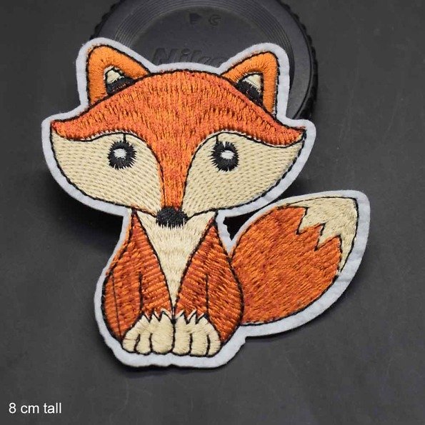 Patch brodé Renard écusson