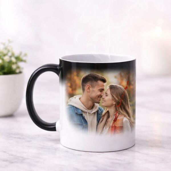 Mug personnalisé qui change de couleur