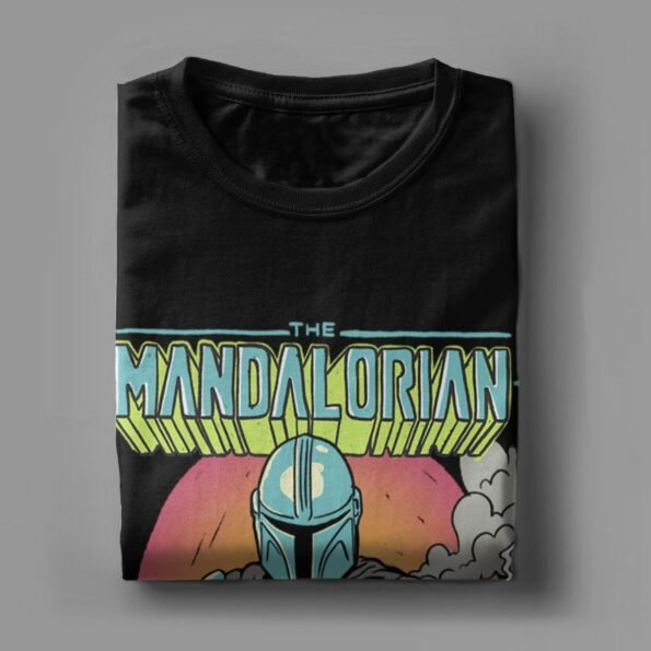 T-shirt Mandalorian He Goes Where I Go