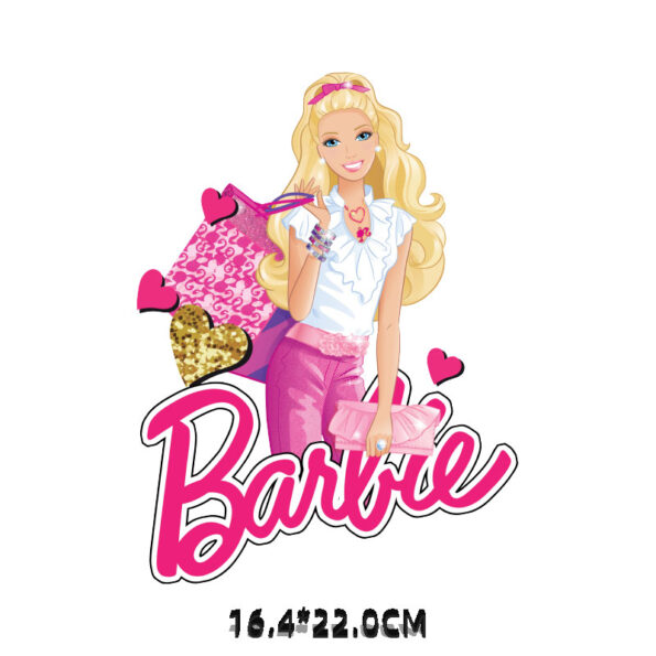 Transfert thermocollant Barbie