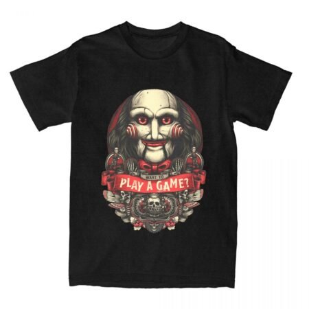 T-shirt Film Saw I Want To Play A Game