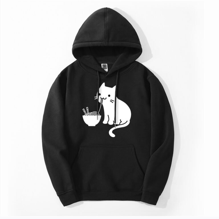 Sweat à capuche Kawaii Chat