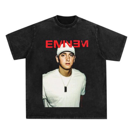 T-shirt Eminem délavé oversize