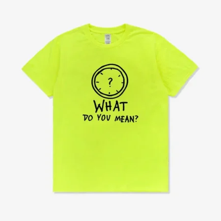 T-shirt Justin Bieber What do you mean ?