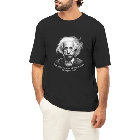 T-shirt Citation Einstein Oversize