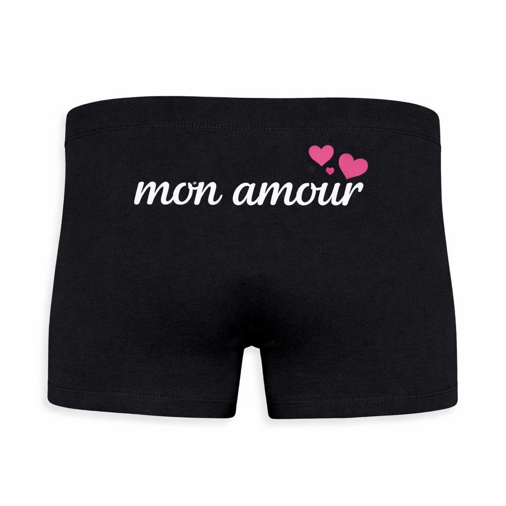 Boxer personnalisé Homme texte couple Boxer personnalisé Homme texte couple