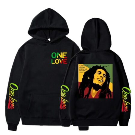 Sweat Bob Marley à capuche