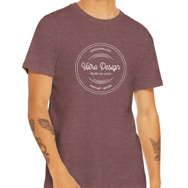 T-shirt personnalisé haut de gamme unisexe
