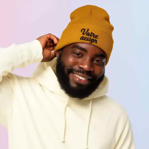 bonnet personnalisé broderie