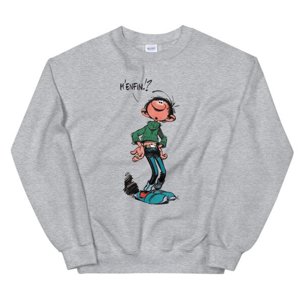 Sweat Gaston Lagaffe Unisexe à Col Rond
