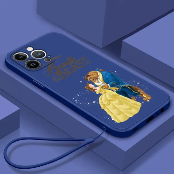 Coque Disney iPhone 15 La Belle et la Bête