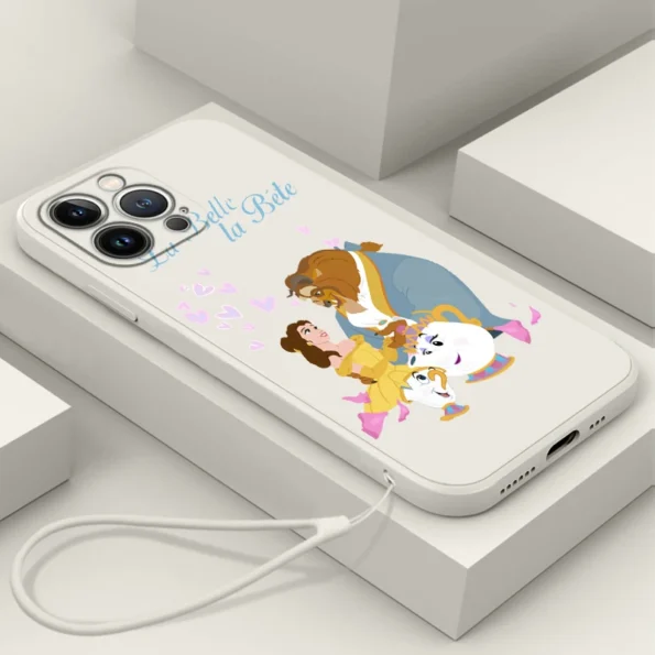 Coque Disney iPhone 15 La Belle et la Bête