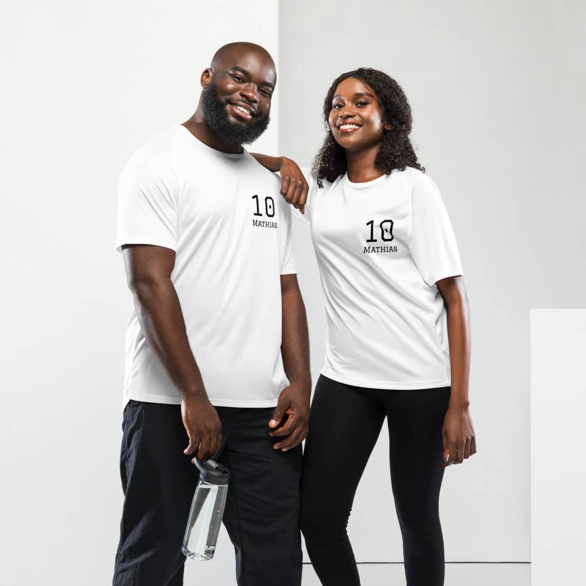 Maillot de sport personnalisé nom et numéro