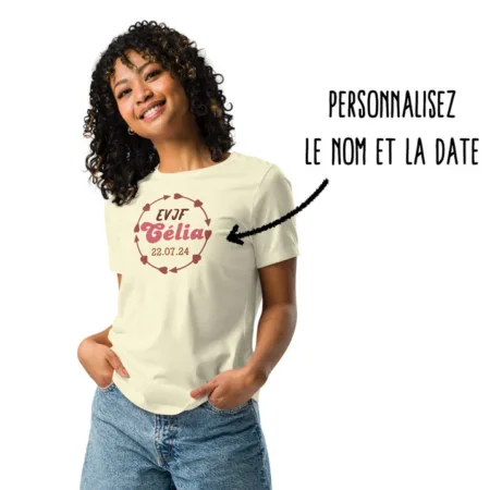T-shirt EVJF personnalisé