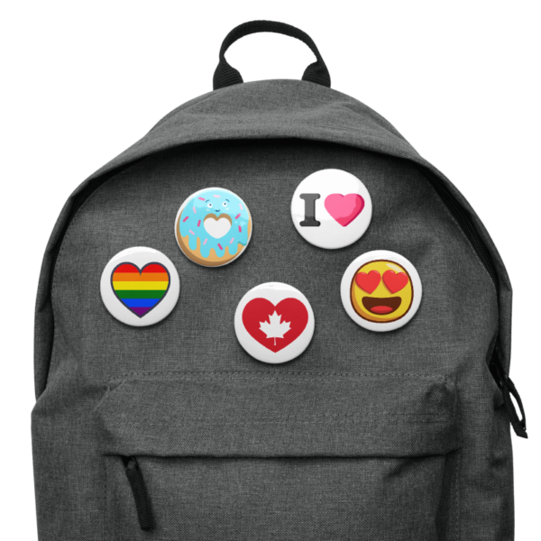 Pins personnalisés – Set de 5 badges