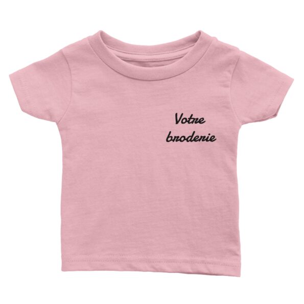 T-shirt brodé personnalisé bébé