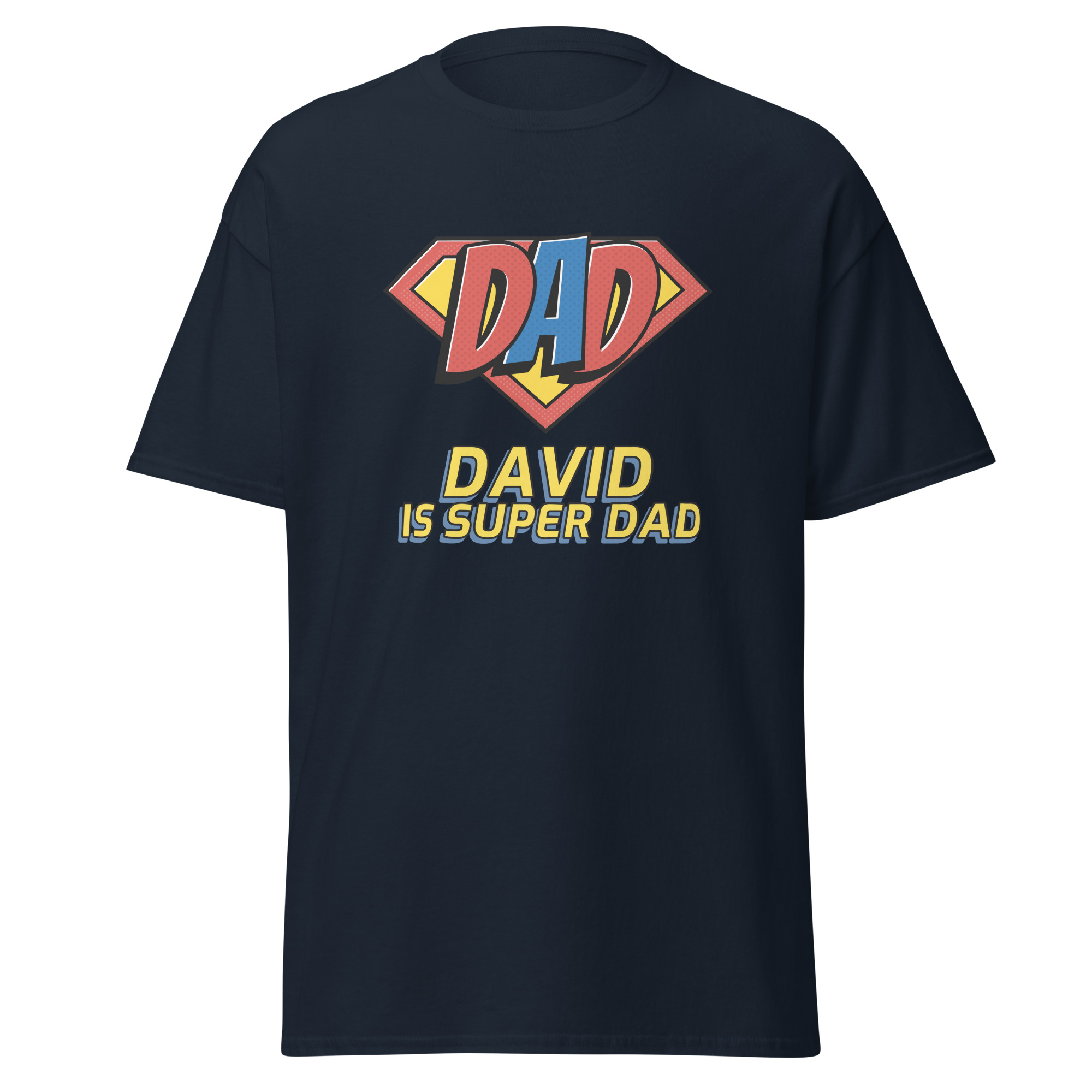 T-shirt personnalisé Papa Super Dad